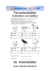 Tierrechenblätter Subtraktion.pdf